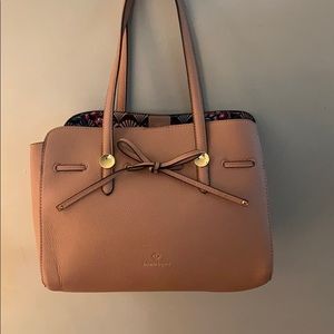 nanette lepore pink bow handbag